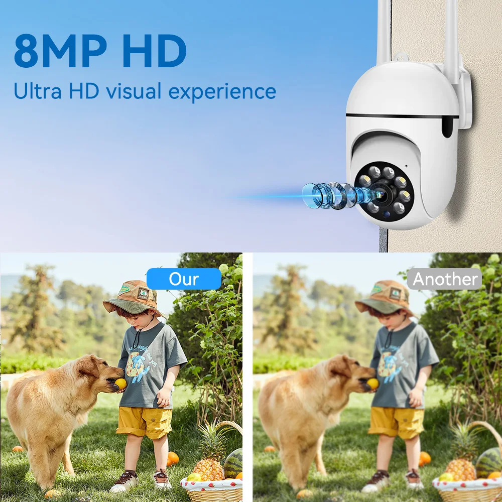 2.4G 8MP Cameras Wifi Video Surveillance IP Indoor Security Protection Monitor 5.0X Zoom Home Wireless Track Alarm O-Kam pro - Image 2