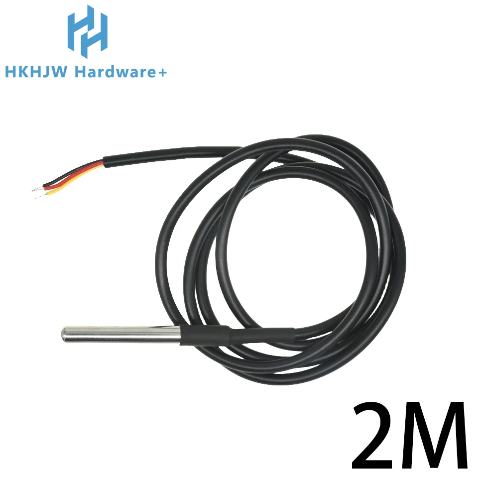 1/10PCS DS18B20 Waterproof Thread Temperature Probe Temperature Sensor Stainless Steel Package 1/2/3/5/10Meter For Arduino - Image 15