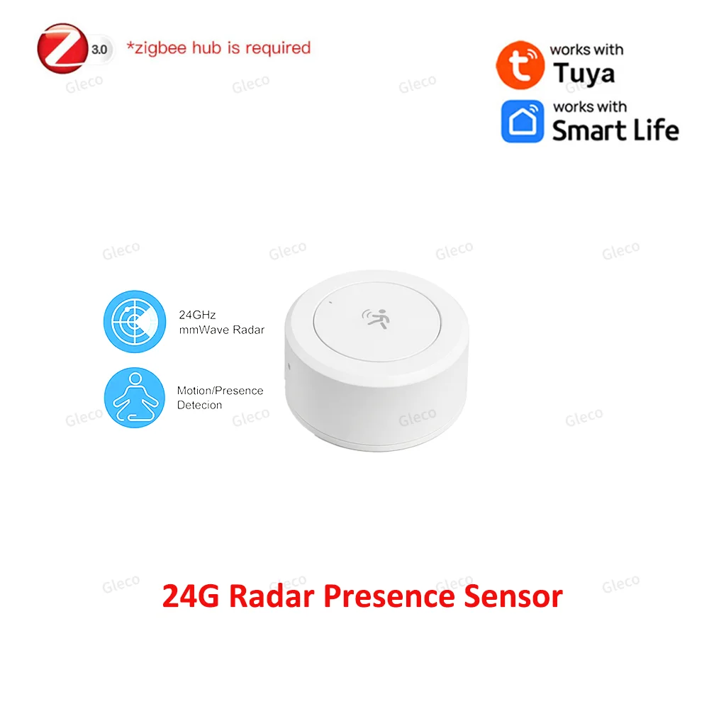 Zigbee 24G Mmwave Radar Presence Sensor Human Detector Motion/Static Detection For Tuya Z2M Smart Home Security Automation Alarm - Image 9