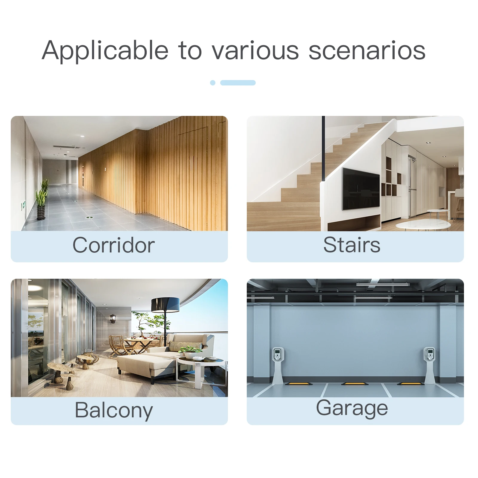 BSEED PIR Infrared Motion Body Sensor Switch Motion Sensor Glass Mechanical Wall Mounted Switches EU Standard LED Light Switches - Image 4