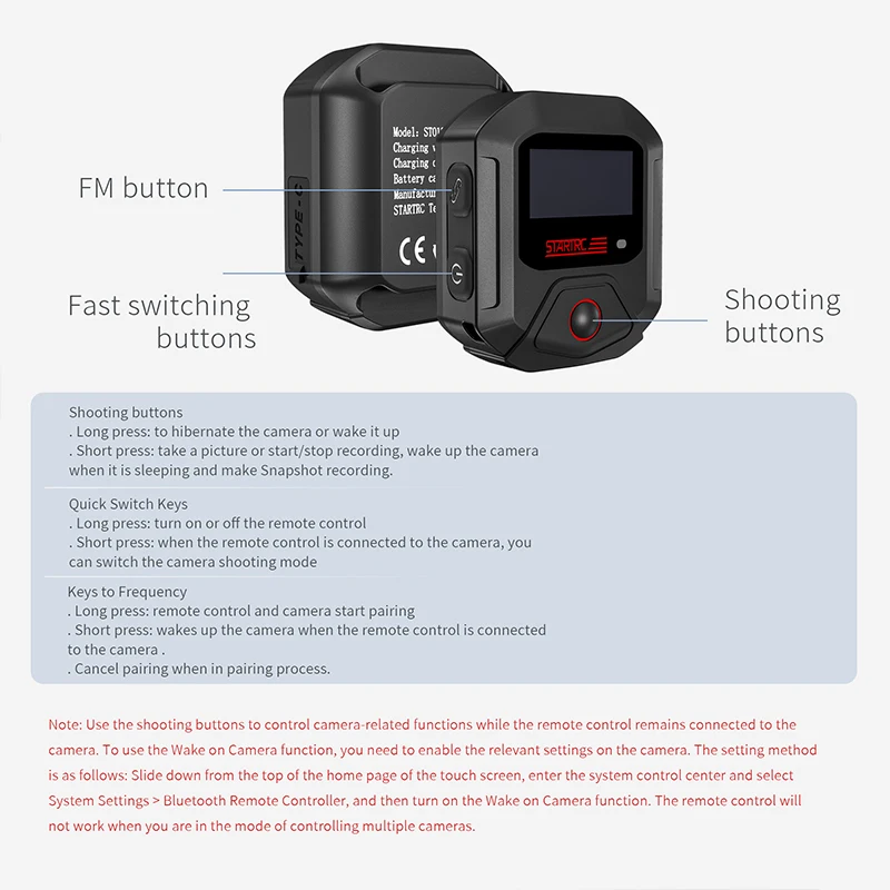 Camera Accessories Bluetooth Wireless Remote Control - Image 6