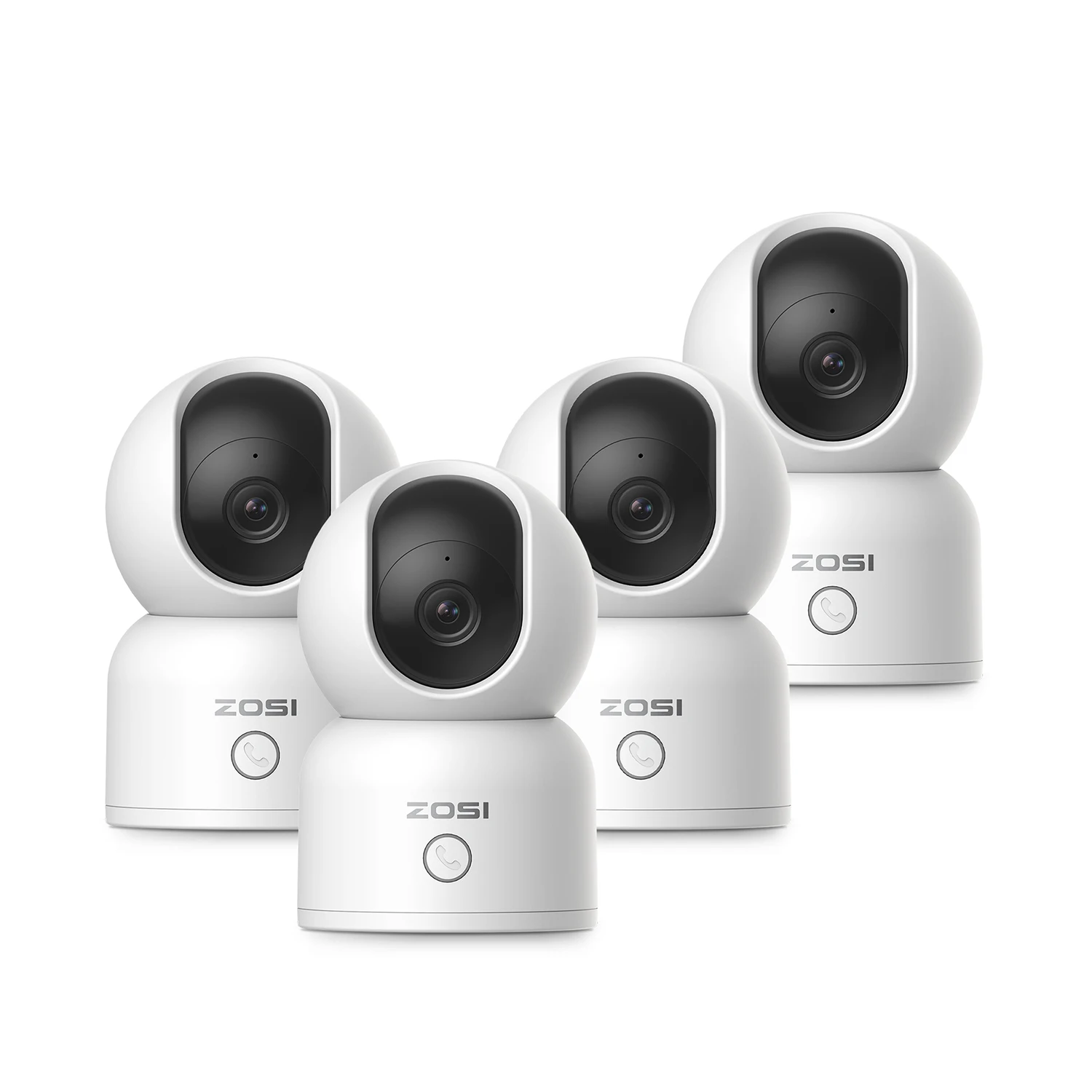 ZOSI 360° Smart Home Security Camera PTZ Auto Tracking Baby Monitor AI Panoramic HD Night Vision Indoor WiFi Surveillance Camera - Image 12