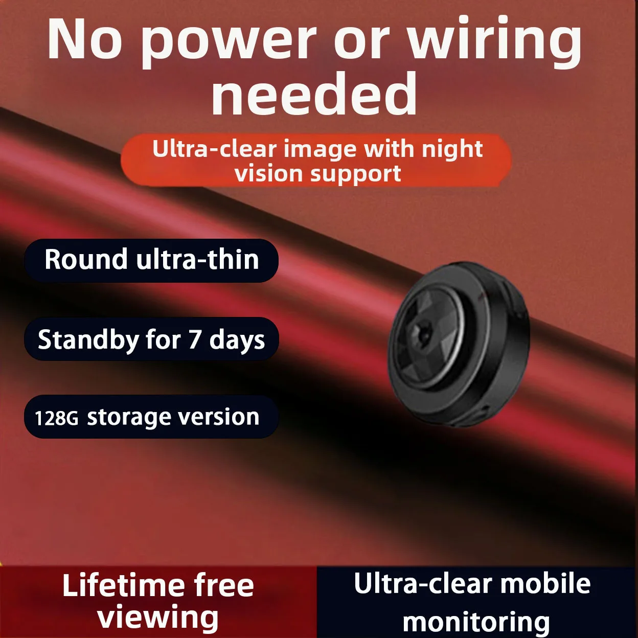 This Product Is Amazing!! Mini Video Recording Portable Camera, Built-In Battery, Smart Night Vision, Micro Size, Motion Detection, Audio Recording, Synchronous Monitoring, Super High Definition, USB Rechargeable, for Home Security, Babysitting, Pets, Elderly, Can Also Be Used in Cars, Wifi Small Ca - Image 8