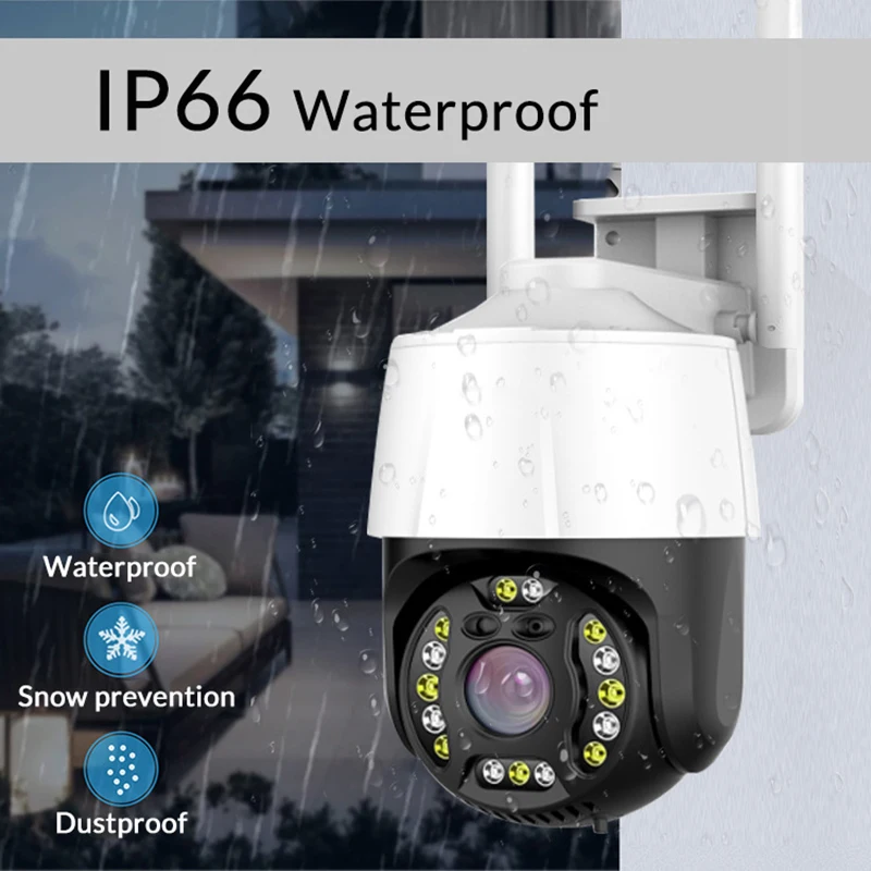 4K 8MP POE WIFI Onvif 5MP 2MP Tuya Smart Life HD Waterproof Outdoor IP Camera P2P WiFi Security CCTV Surveillance Camera - Image 6