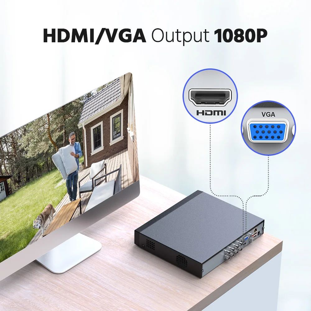 ANNKE 3K 5MP Lite 8CH HD Video Surveillance DVR 5IN1 TVI/AHD/CVI/CVBS/IPC Digital Recorder For 2MP 3MP 5MP IP CCTV Cameras - Image 6