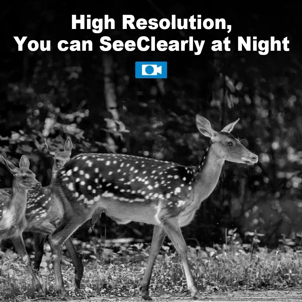 H6 4G LTE Wildlife Solar Hunting Camera APP Wireless Infrared Night Vision Monocular PIR Detection 2.5K 14MP with Solar Panel - Image 2