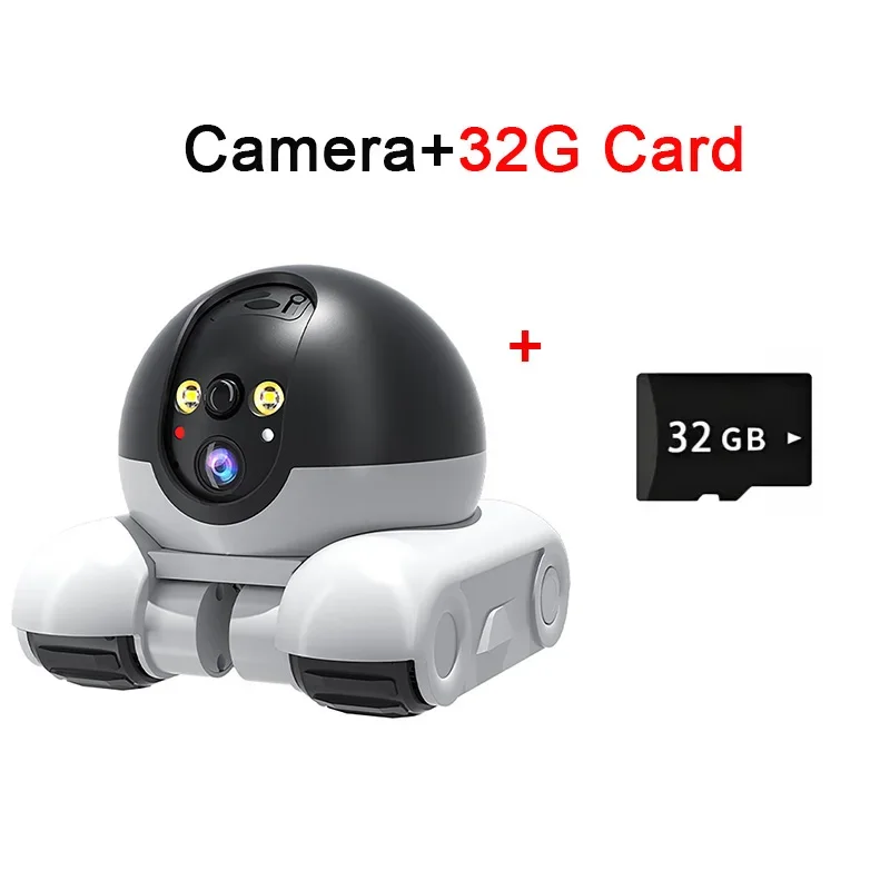 WIFI Dual Lens Robot Camera Dual Screen Monitoring 1080P HD PTZ IP Security Surveillance Camera Auto Tracking Baby Pets Monitor - Image 7