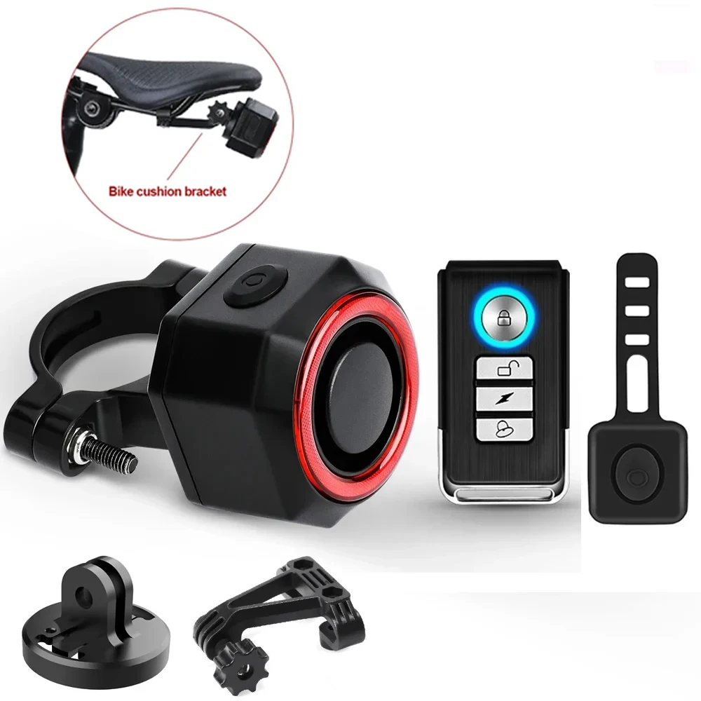 New Bicycle Alarm Taillight Waterproof Smart Auto Brake Sensing Tail Lamp Remote Control USB Charge Bike Rear Light - Image 15