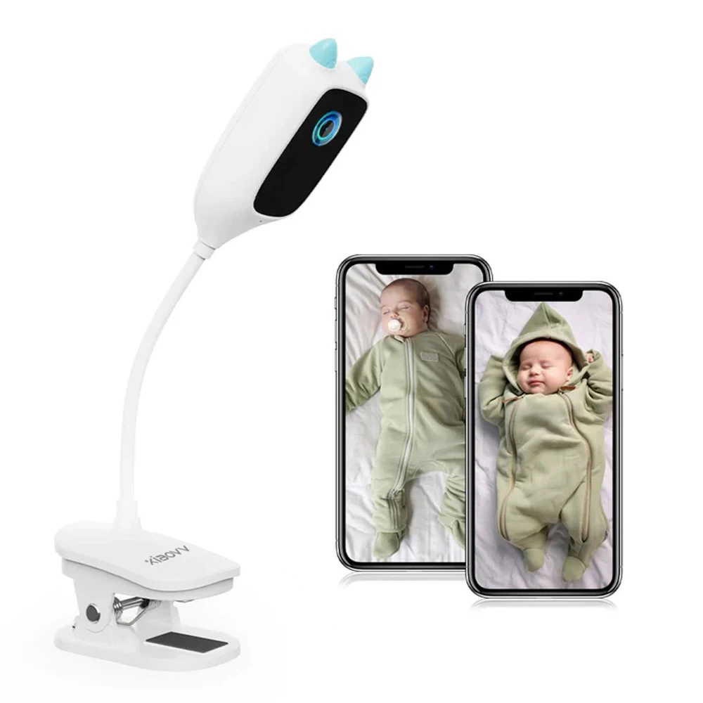 4MP 2K WiFi indoor high-definition crying detection baby monitor full-color night vision 360 degree rotating network camera - Image 7