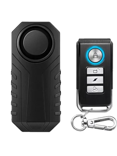 113dB Anti-Theft Bicycle Motorcycle Alarm Wireless Security Vibration Sensor Waterproof Electric Bike Alarm with Remote Control