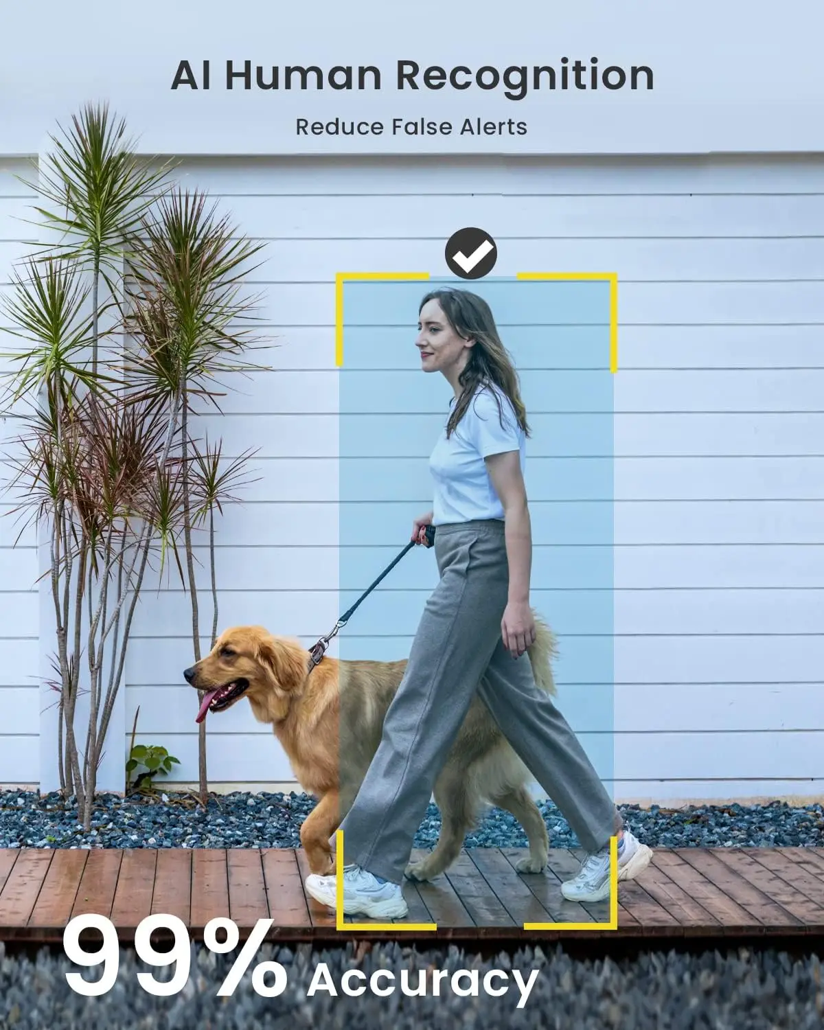 ieGeek 2K Wireless Security Camera Outdoor Colorful Night Vision, Rechargeable Battery CCTV Camera Systems, WiFi Home - Image 6