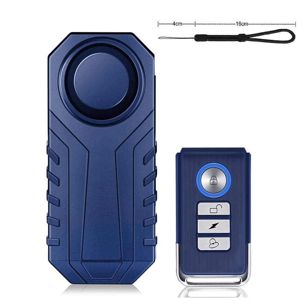 113dB Anti-Theft Bicycle Motorcycle Alarm Wireless Security Vibration Sensor Waterproof Electric Bike Alarm with Remote Control - Image 9