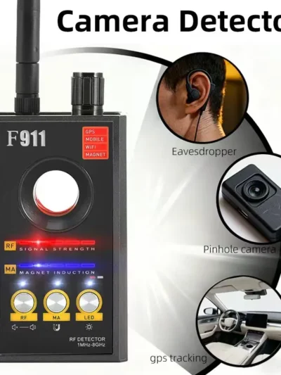F911 Hidden Camera Detectors , Anti Spy Camera Finder, GPS Tracker Detectors, Bug&Hidden Devices Detector ,RF detectors