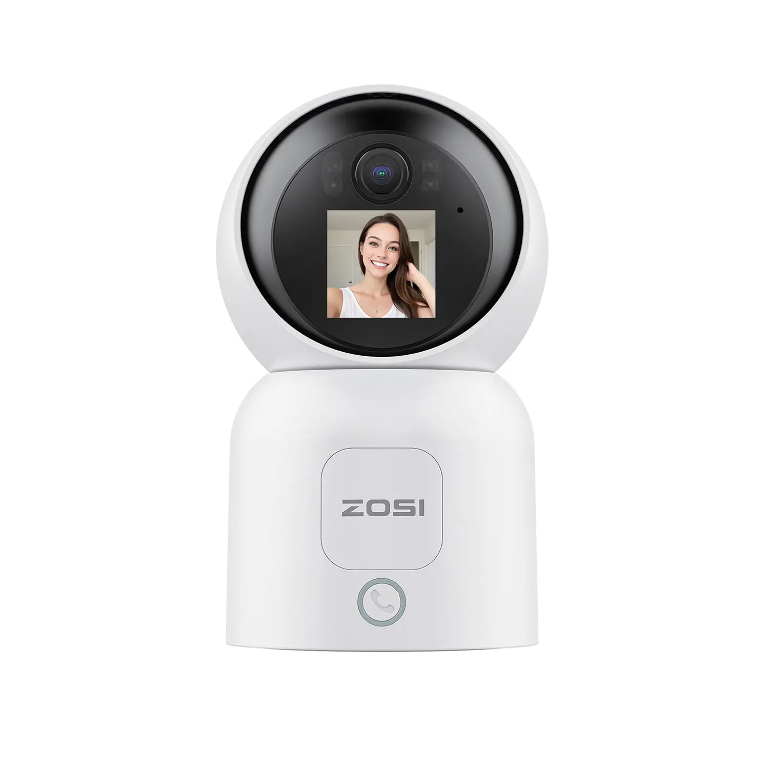 ZOSI 360° Smart Home Security Camera PTZ Auto Tracking Baby Monitor AI Panoramic HD Night Vision Indoor WiFi Surveillance Camera - Image 11