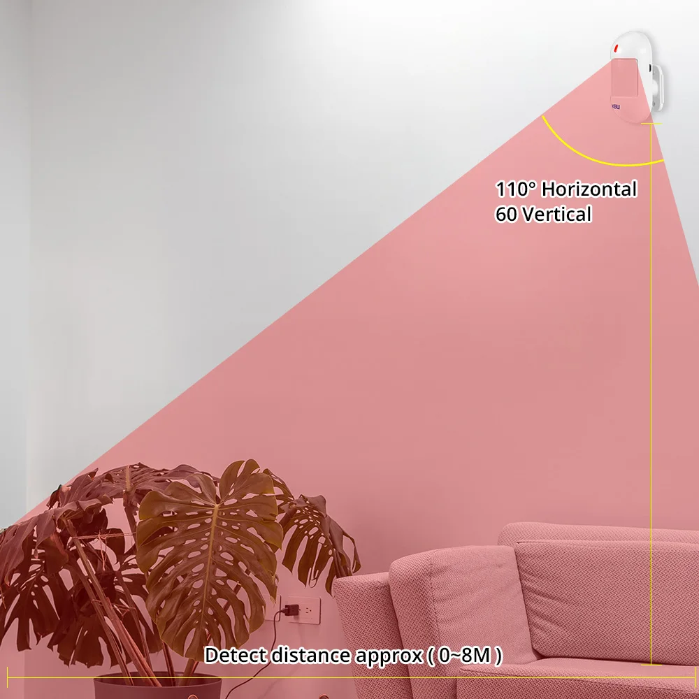 KERUI Wireless PIR Motion Sensor Infrared Detector Alarm With Battery For W202 W181 Home Security Alarm System Protection - Image 3