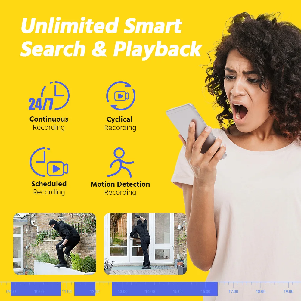 ANNKE 4K Ultra HD POE Video Surveillance System 8CH NVR Recorder With 8MP Security Cameras CCTV Kit Audio Recording 4K Ip camera - Image 5