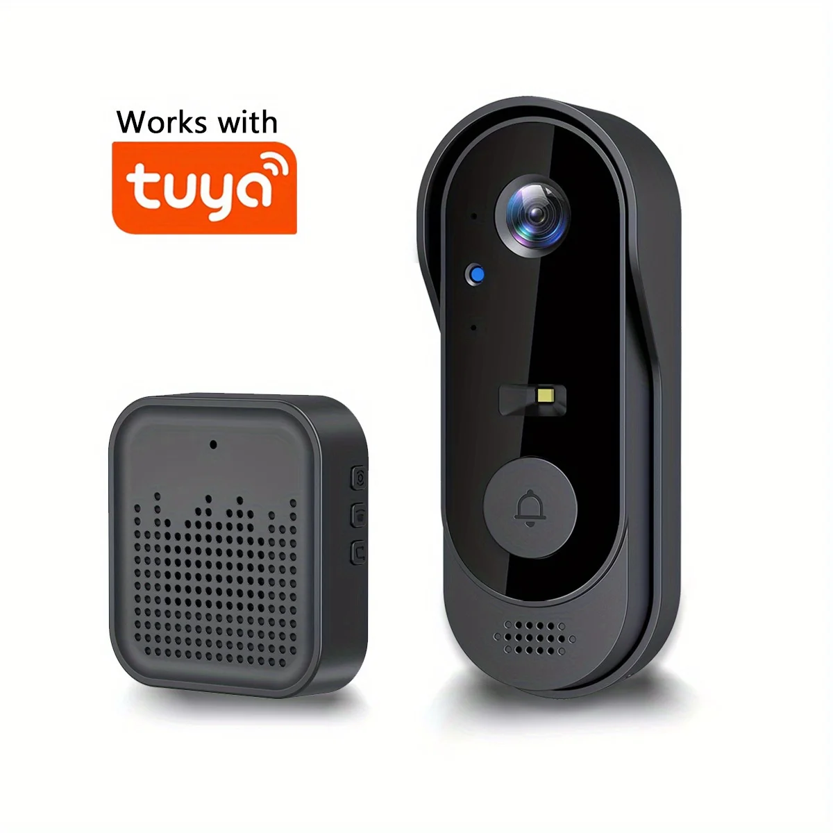 Tuya WiFi Home Smart Video doorbell Outdoor bidirectional HD door eye camera 1080P support SD card cloud storage waterproof - Image 8