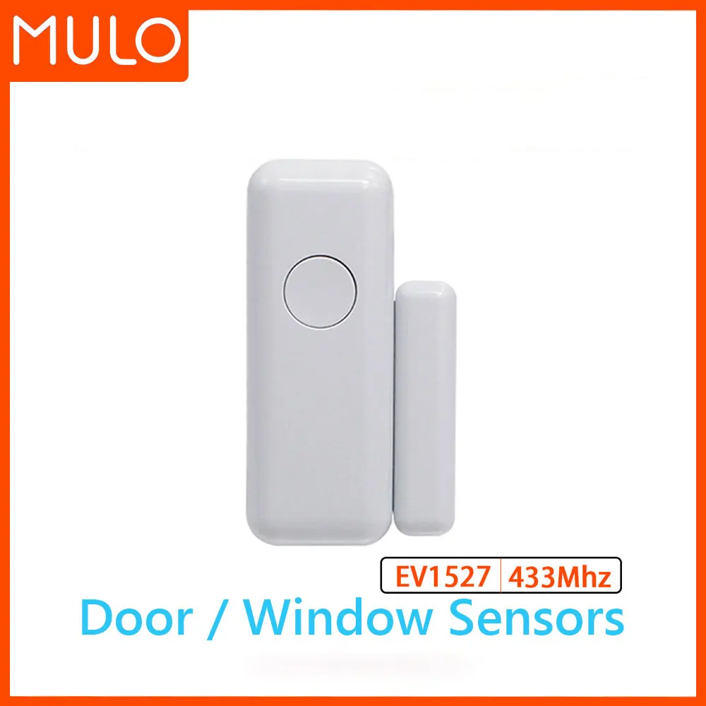 MULO Mini Alarm Siren Wireless 433MHz Sound & Light Indoor strobe siren High Decibel Horn Siren For Home Security Alarm System - Image 8